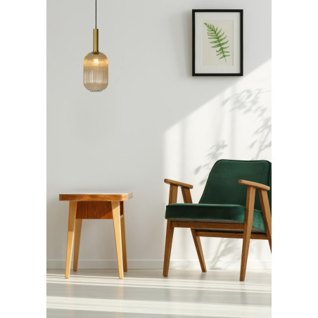 Lucide MALOTO - Suspension - Ø 20 cm - 1xE27 - Ambre
