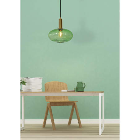 Lucide MALOTO - Suspension - Ø 30 cm - 1xE27 - Vert