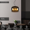 Lucide OLIVIA - Suspension - Ø 40 cm - 3xE27 - Fumé