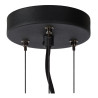 Lucide OLIVIA - Suspension - Ø 40 cm - 3xE27 - Fumé