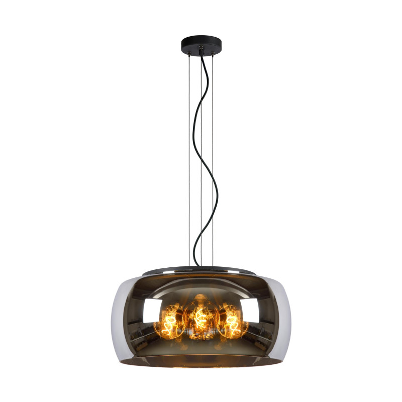 Lucide OLIVIA - Suspension - Ø 50 cm - 3xE27 - Fumé