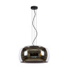 Lucide OLIVIA - Suspension - Ø 50 cm - 3xE27 - Fumé
