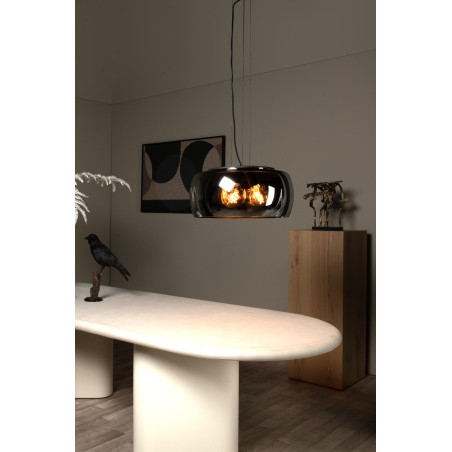 Lucide OLIVIA - Suspension - Ø 50 cm - 3xE27 - Fumé