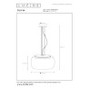 Lucide OLIVIA - Suspension - Ø 50 cm - 3xE27 - Fumé