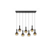 Lucide MARIUS - Suspension - 7xE27 - Noir