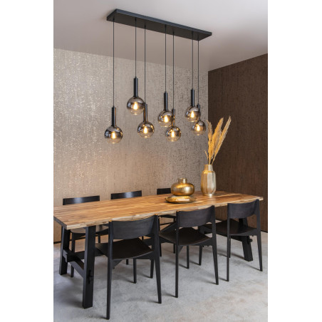 Lucide MARIUS - Suspension - 7xE27 - Noir