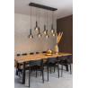 Lucide MARIUS - Suspension - 7xE27 - Noir