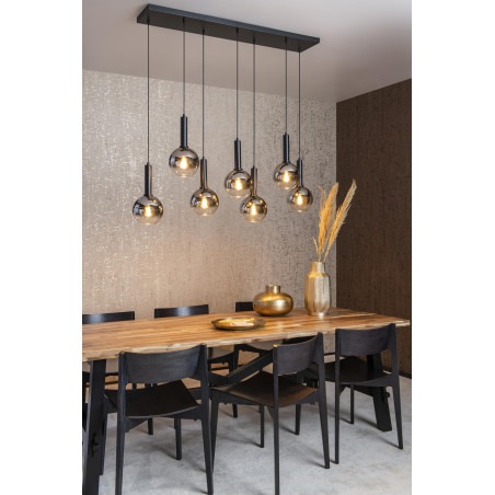 Lucide MARIUS - Suspension - 7xE27 - Noir