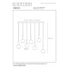 Lucide MARIUS - Suspension - 7xE27 - Noir