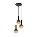 Lucide MARIUS - Suspension - Ø 48,5 cm - 3xE27 - Noir