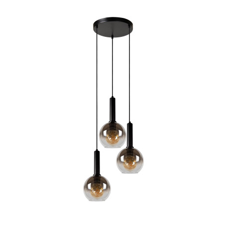 Lucide MARIUS - Suspension - Ø 48,5 cm - 3xE27 - Noir