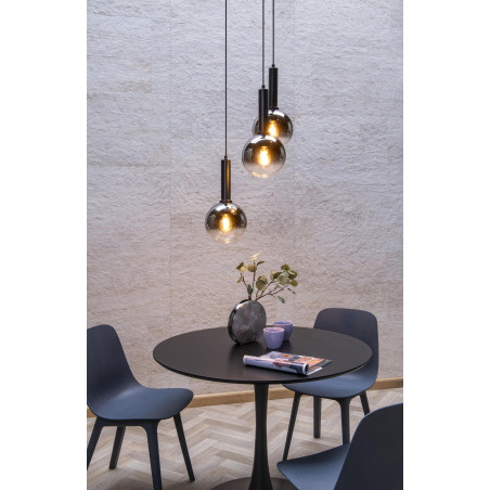 Lucide MARIUS - Suspension - Ø 48,5 cm - 3xE27 - Noir