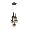 Lucide MARIUS - Suspension - Ø 55 cm - 5xE27 - Noir