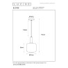 Lucide ELOISE - Suspension - Ø 21 cm - 1xE27 - Noir