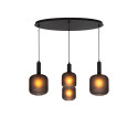 Lucide ELOISE - Suspension - 4xE27 - Noir