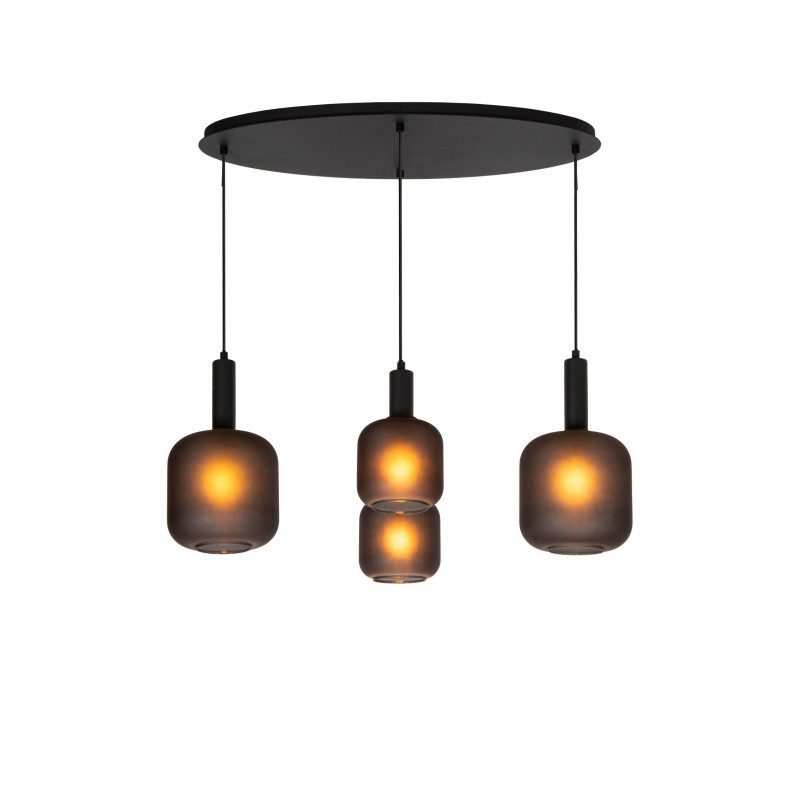 Lucide ELOISE - Suspension - 4xE27 - Noir