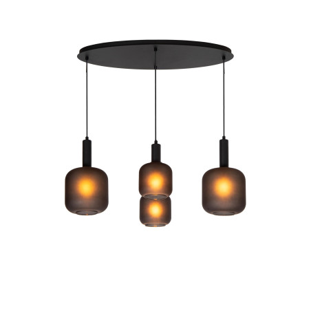 Lucide ELOISE - Suspension - 4xE27 - Noir