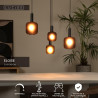 Lucide ELOISE - Suspension - 4xE27 - Noir