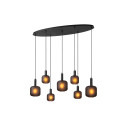 Lucide ELOISE - Suspension - 7xE27 - Noir