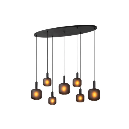 Lucide ELOISE - Suspension - 7xE27 - Noir