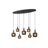 Lucide ELOISE - Suspension - 7xE27 - Noir
