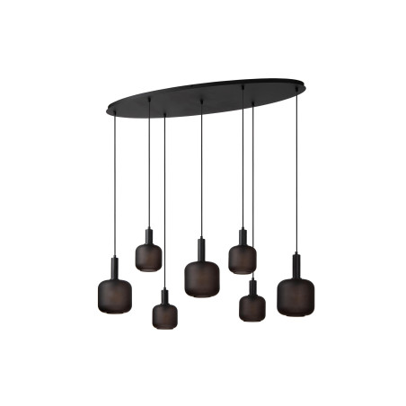 Lucide ELOISE - Suspension - 7xE27 - Noir