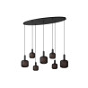 Lucide ELOISE - Suspension - 7xE27 - Noir
