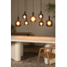 Lucide ELOISE - Suspension - 7xE27 - Noir