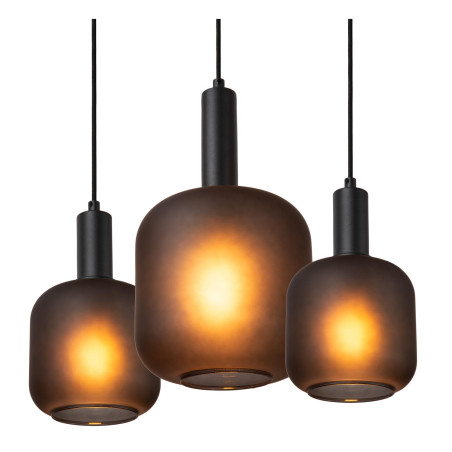 Lucide ELOISE - Suspension - 7xE27 - Noir