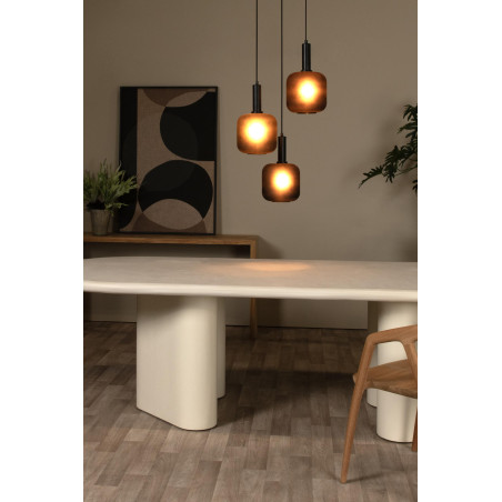 Lucide ELOISE - Suspension - Ø 40 cm - 3xE27 - Noir