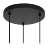 Lucide ELOISE - Suspension - Ø 40 cm - 3xE27 - Noir