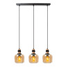Lucide ILONA - Suspension - 3xE27 - Ambre