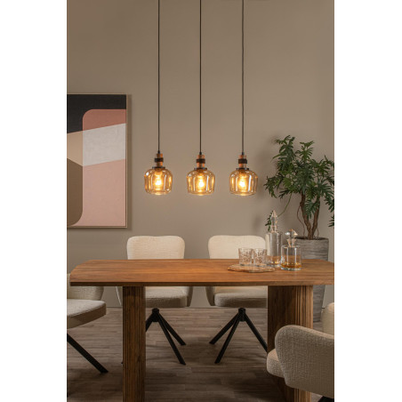 Lucide ILONA - Suspension - 3xE27 - Ambre