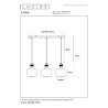 Lucide ILONA - Suspension - 3xE27 - Ambre