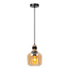 Lucide ILONA - Suspension - Ø 18 cm - 1xE27 - Ambre