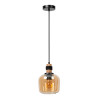 Lucide ILONA - Suspension - Ø 18 cm - 1xE27 - Ambre