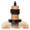 Lucide ILONA - Suspension - Ø 18 cm - 1xE27 - Ambre