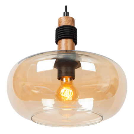 Lucide ILONA - Suspension - Ø 30 cm - 1xE27 - Ambre