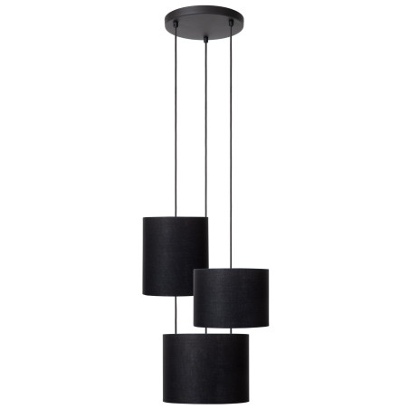 Lucide MAYA - Suspension - Ø 46 cm - 3xE27 - Noir
