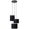 Lucide MAYA - Suspension - Ø 46 cm - 3xE27 - Noir