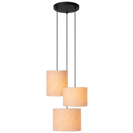 Lucide MAYA - Suspension - Ø 46 cm - 3xE27 - Crème