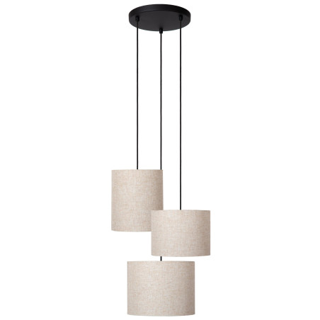 Lucide MAYA - Suspension - Ø 46 cm - 3xE27 - Crème