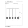Lucide LAMBRES - Suspension - 5xE27 - Taupe