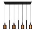 Lucide LAMBRES - Suspension - 6xE27 - Noir