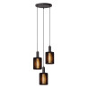 Lucide LAMBRES - Suspension - 3xE27 - Noir