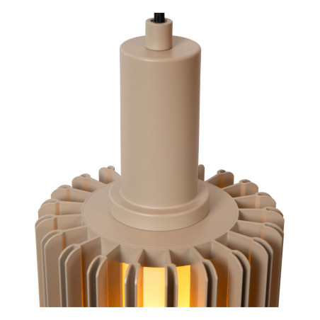Lucide LAMBRES - Suspension - 3xE27 - Taupe