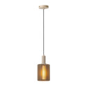 Lucide LAMBRES - Suspension - Ø 15 cm - 1xE27 - Taupe