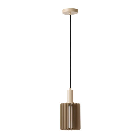 Lucide LAMBRES - Suspension - Ø 15 cm - 1xE27 - Taupe