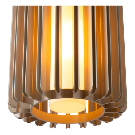 Lucide LAMBRES - Suspension - Ø 15 cm - 1xE27 - Taupe