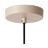 Lucide LAMBRES - Suspension - Ø 15 cm - 1xE27 - Taupe